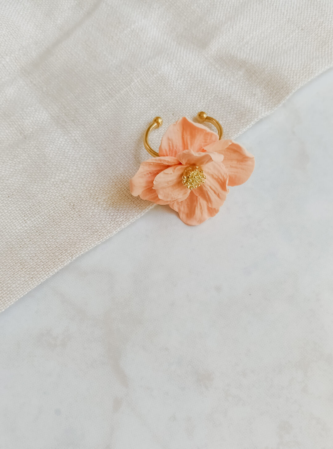 floral peach