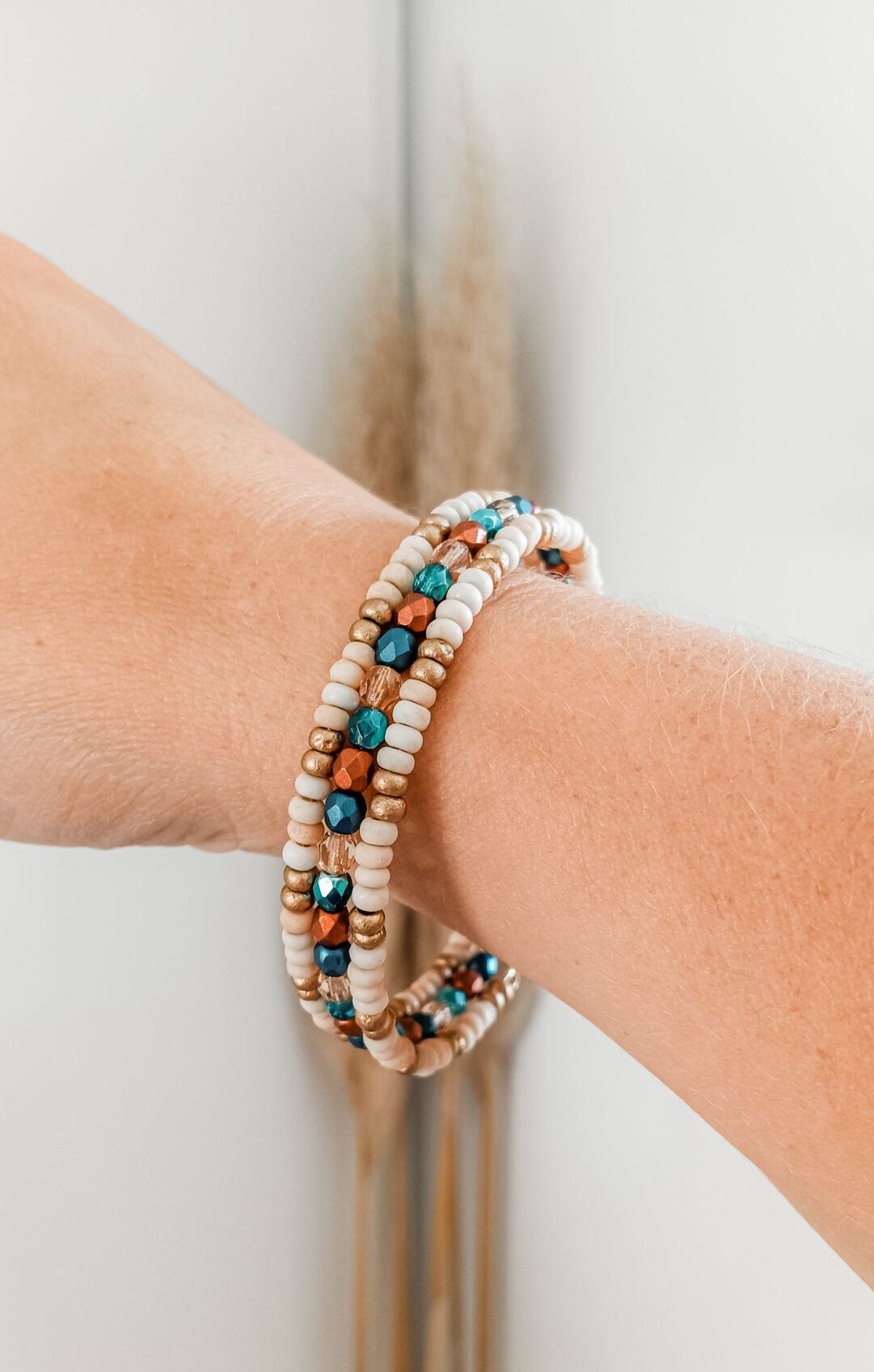 wikkelarmband turkoois